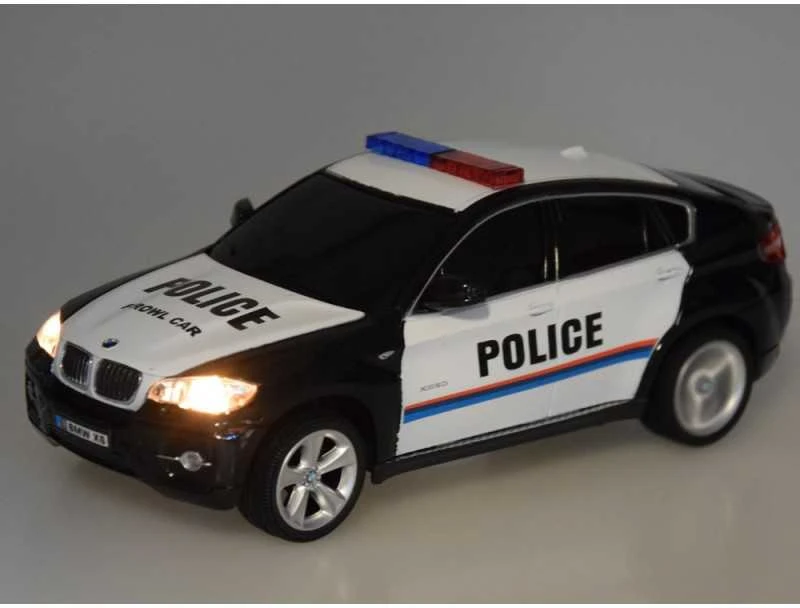 Jokomisiada BMW X6 sportinis policijos automobilis su nuotolinio valdymo pulteliu RC0660 CY