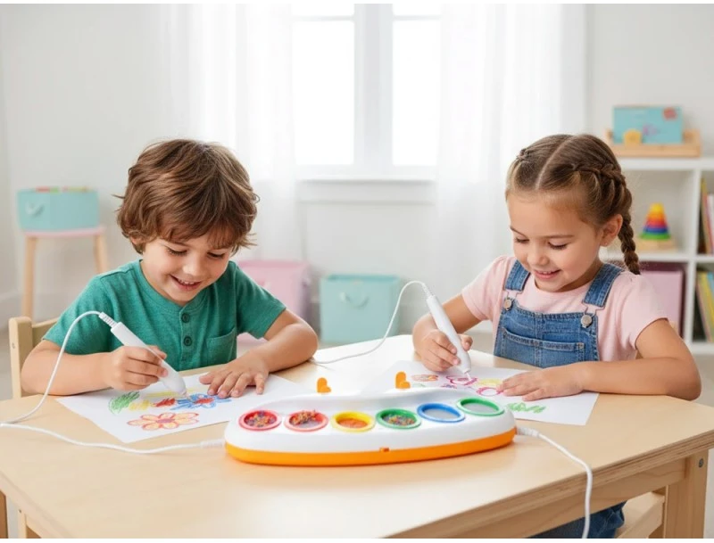 Jokomisiada Color Draw tapybos popieriaus papildymas – 18 lapų LED teptukui ZA6166