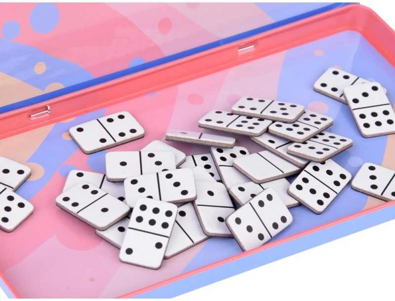 Jokomisiada Domino magnetinis mini kelionių žaidimas vaikams ir suaugusiems GR0675