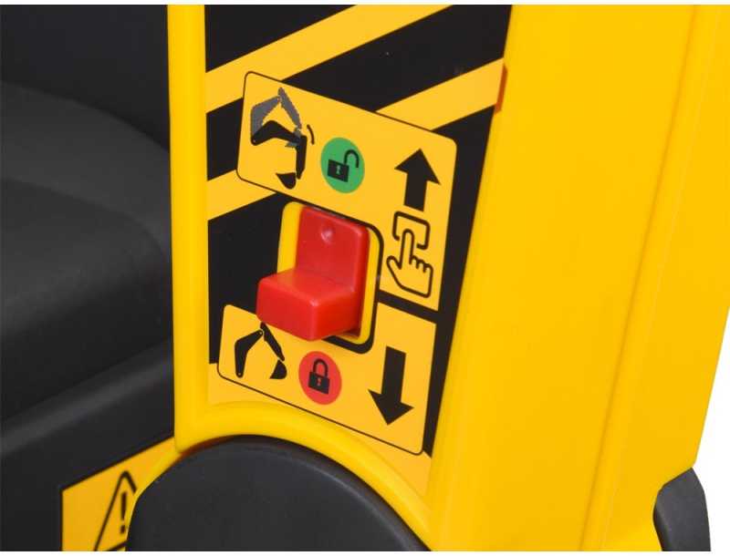 Jokomisiada Backhoe battery charger electric excavator for children ZA5612