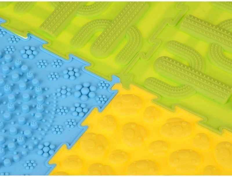 Jokomisiada Rubber Dėlionė sensory mat, 8 pieces - development and fun ZA5862