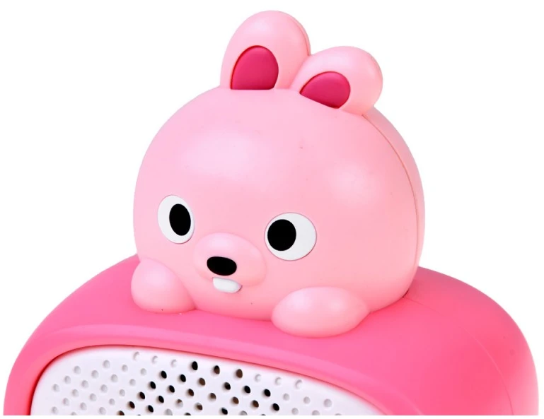 Jokomisiada Interactive Bluetooth Karaoke Microphone Speaker Bunny Music IN0193