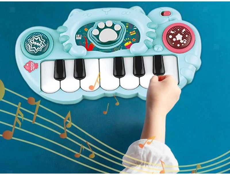 Jokomisiada Mini KEYBOARD - interaktyvus pianinas su apšviestais mygtukais IN0177