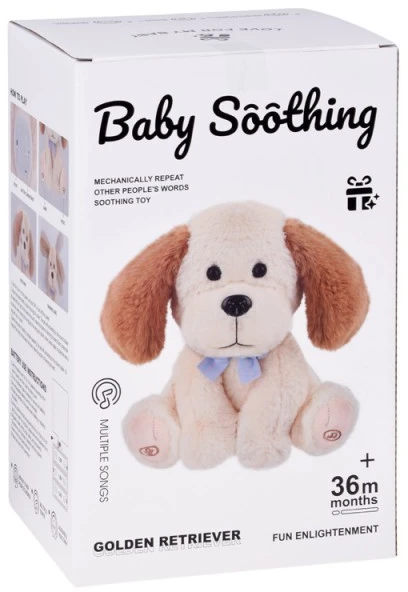 Jokomisiada Interactive Plush Dog Records and Repeats Words, Music and Moving Ears ZA6333
