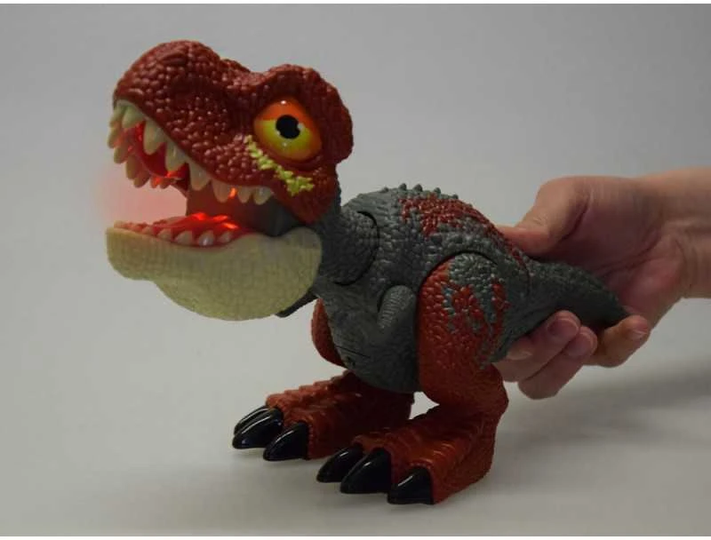 Jokomisiada Judinamas DINOZAURAS Tyrannosaurus Rex Garsas + Šviesa Raudonas ZA5589