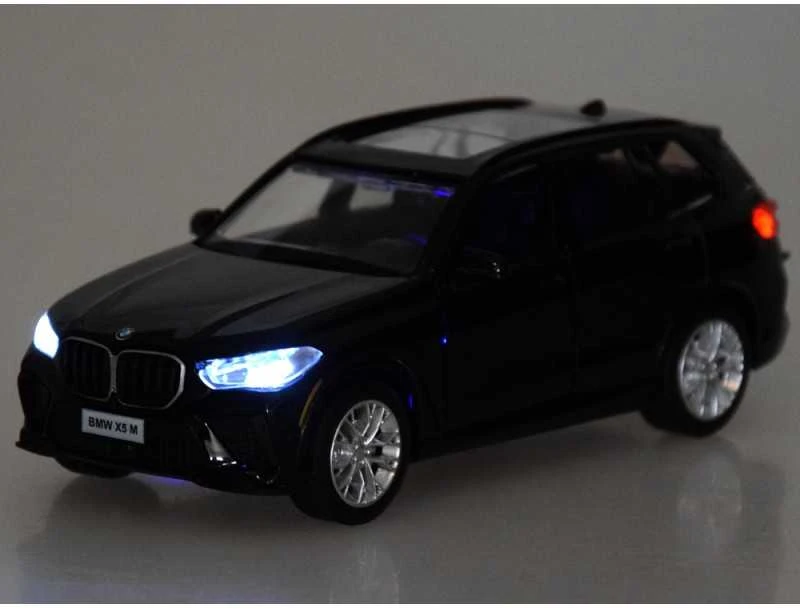 Jokomisiada Kolekcinis modelis BMW X5M metalinis automobilis su šviesomis ir garsu ZA5050