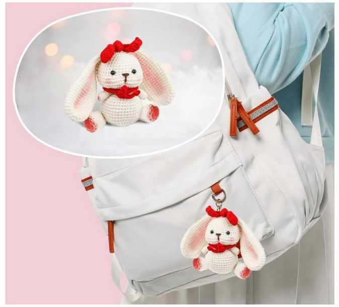 Jokomisiada Kūrybinis nėrimo rinkinys – pasidaryk „pasidaryk pats“ RABBIT talismaną ZA5030
