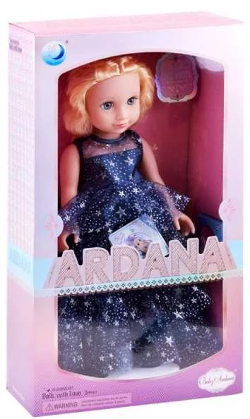 Jokomisiada Ariana lėlė rutulinėje suknelėje su žvaigždėmis