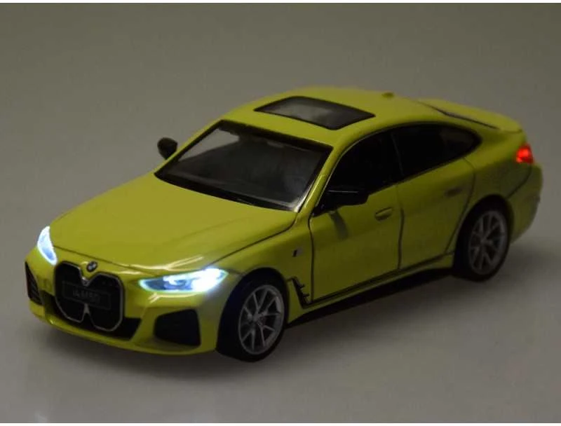 Jokomisiada Metalinis automobilis Elektrinis BMW i4 M50 Gran Coupe garso lemputė ZA5044
