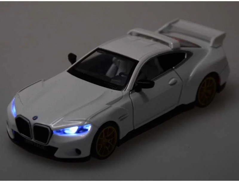 Jokomisiada metalinis sportinis automobilis BMW 3.0 CSL 1:34 su garso ir šviesos efektais ZA5948