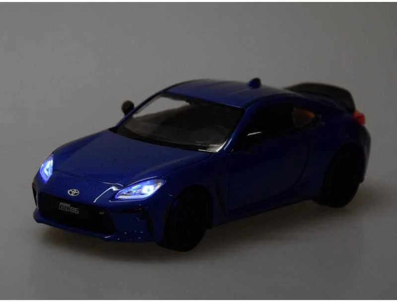 Jokomisiada metalinis sportinis automobilis Toyota GR86 1:28 su garso ir šviesos efektais ZA5947