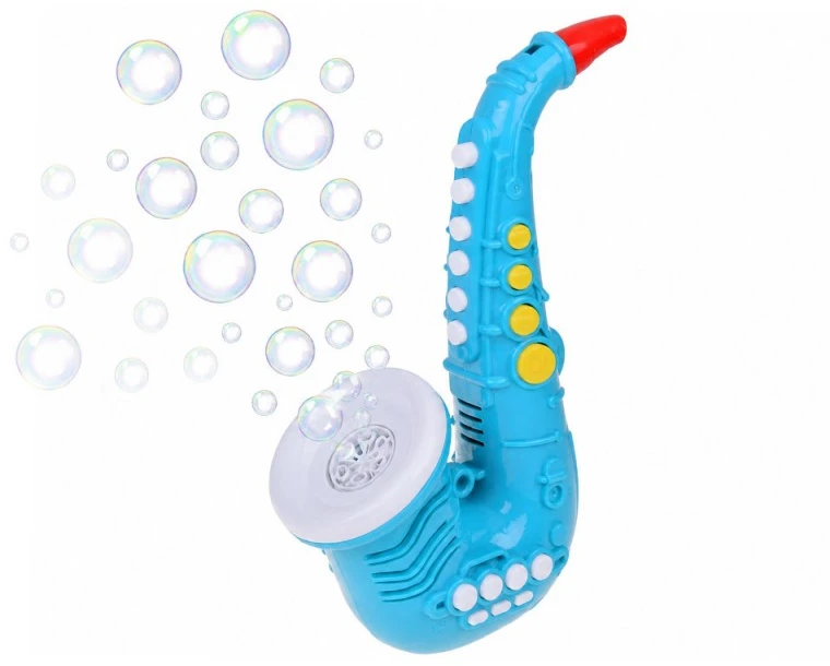 Jokomisiada Soap bubbles - SAXOPHONE bubble machine Sound + light ZA6154 NI