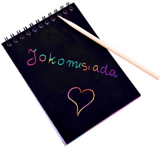 Jokomisiada Nešiojamojo kompiuterio Rainbow nutrinama kortelė su ZA3913 rašikliu