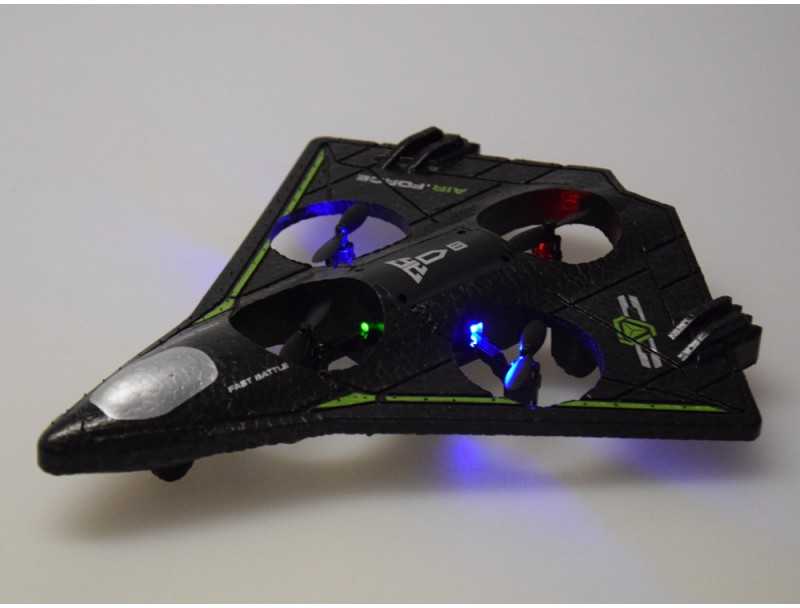 Jokomisiada Remote Controlled Lightweight Drone with LED Effects and 360° Stunts RC0751