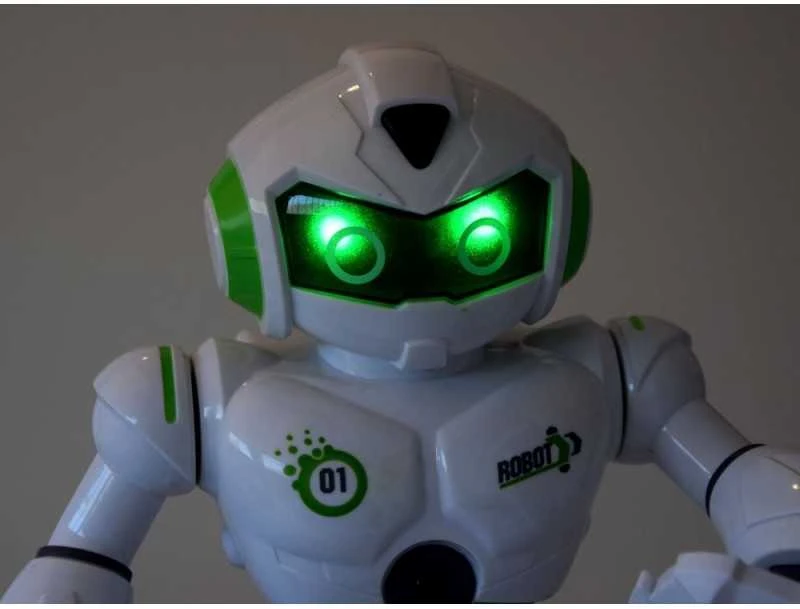 Jokomisiada Nuotoliniu būdu valdomas šokių ROBOTAS Mokantis anglų kalbą šviesa + garsas RC0447