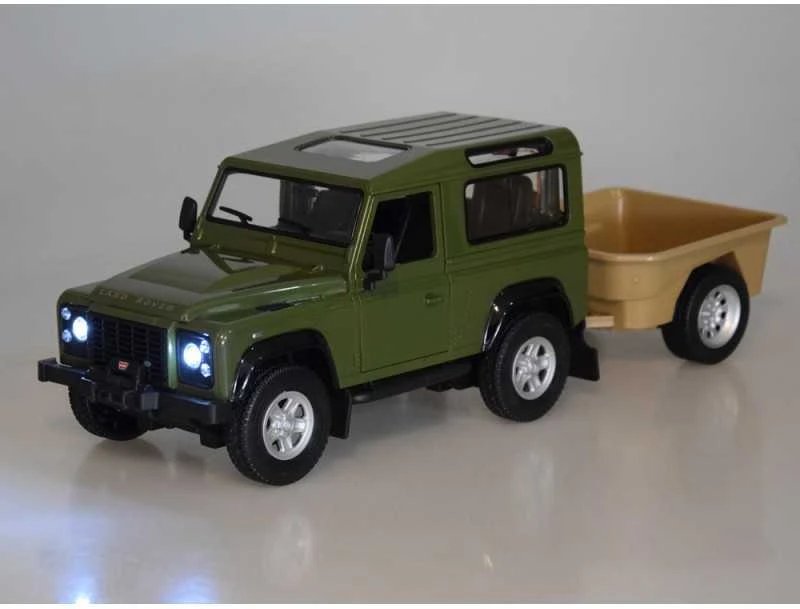 Jokomisiada Rastar nuotolinio valdymo automobilis Land Rover Defender 1:14 nuotolinio valdymo pultas su šviesomis RC0712