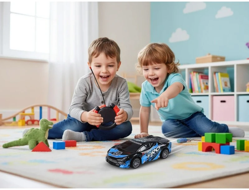 Jokomisiada Nuotolinio valdymo sportinis automobilis su apšviestu kėbulu 1:18 RC0754 NI