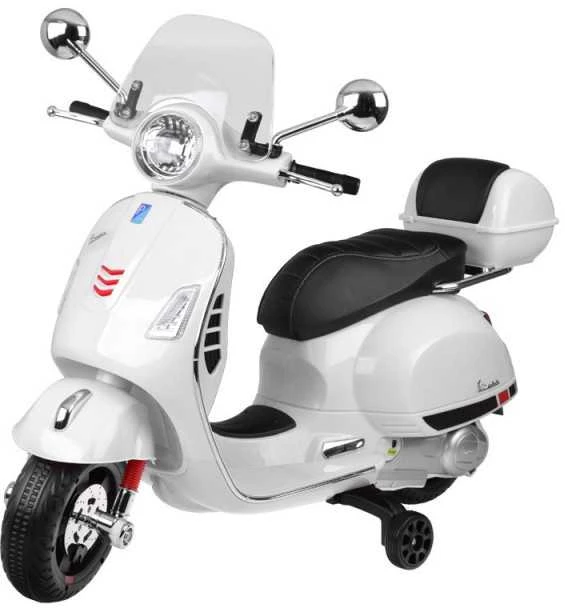 Jokomisiada Skuter elektrinis na akumulator VESPA GTS Super dla dziecka PA0333