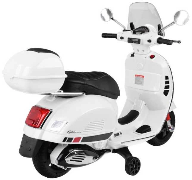Jokomisiada Skuter elektrinis na akumulator VESPA GTS Super dla dziecka PA0333