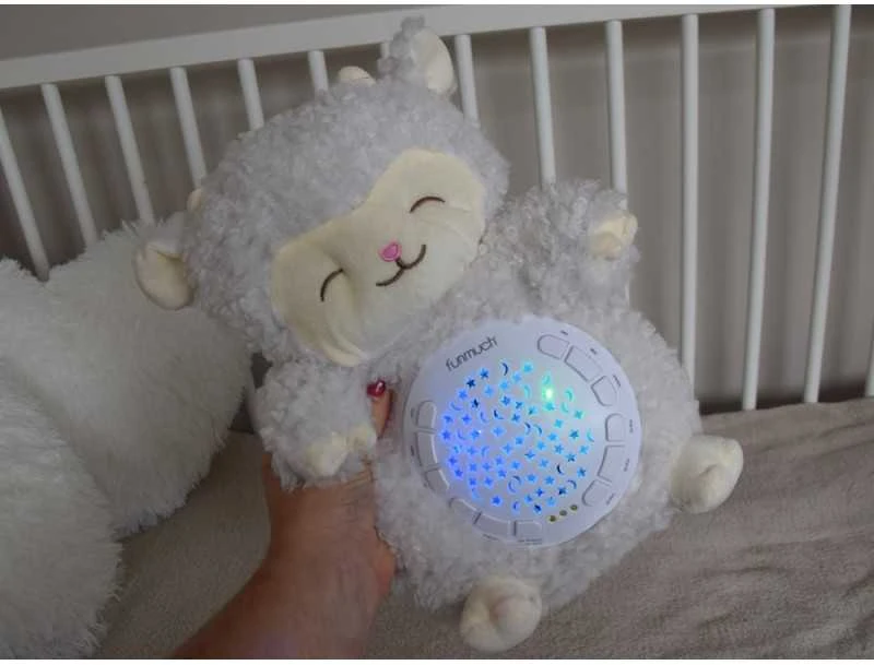 Jokomisiada Soft SHEEP Star Projektorius - 20 skirtingų lopšinių + garsai ZA5750