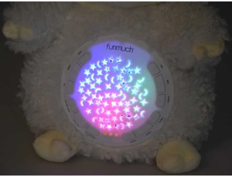 Jokomisiada Soft SHEEP Star Projektorius - 20 skirtingų lopšinių + garsai ZA5750