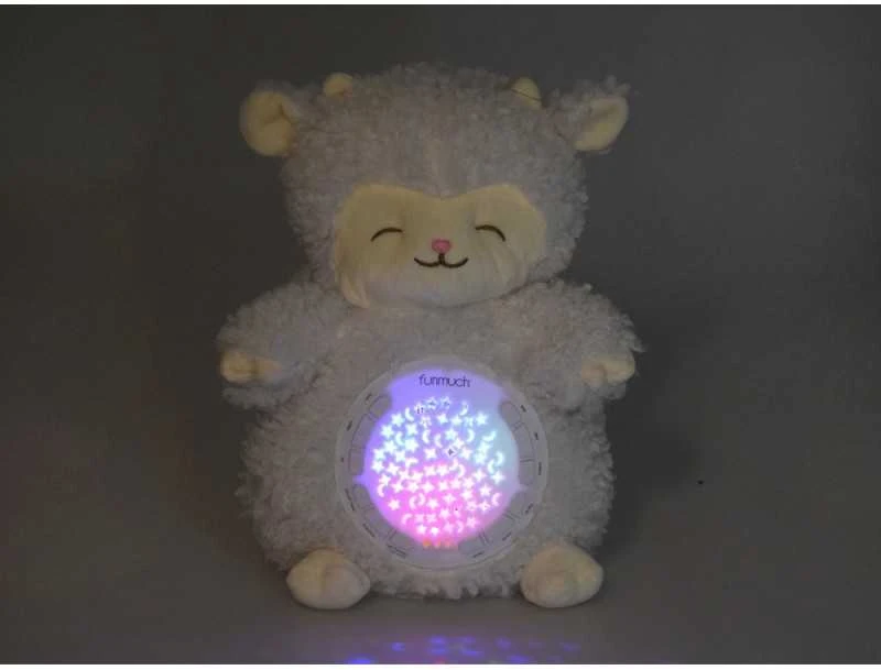 Jokomisiada Soft SHEEP Star Projektorius - 20 skirtingų lopšinių + garsai ZA5750