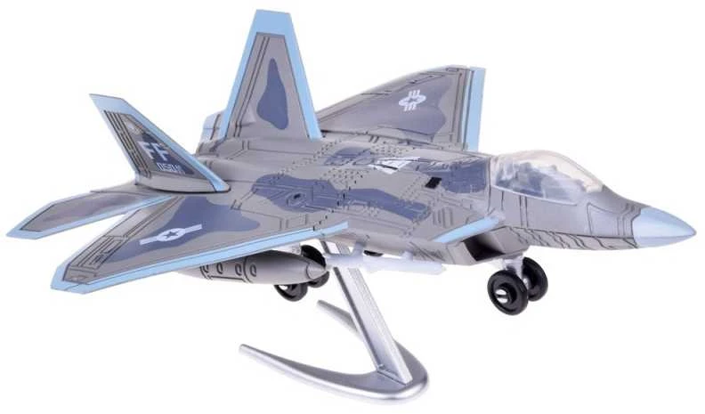 Jokomisiada Konstrukcijos kaladėlių rinkinys reaktyviniam lėktuvui F-22, modelis 1:100 ZA5027