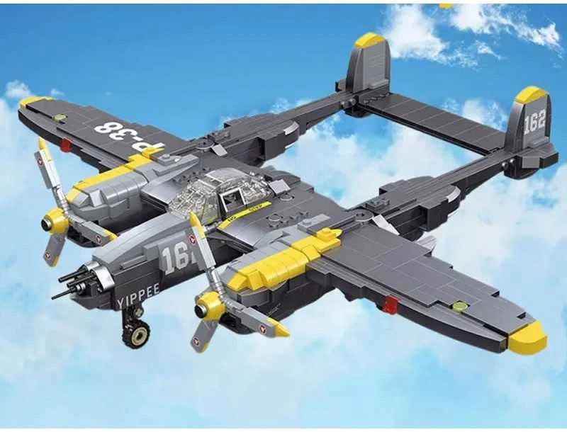 Jokomisiada Techniniai blokai Kovos orlaivis P-38 937 ELE