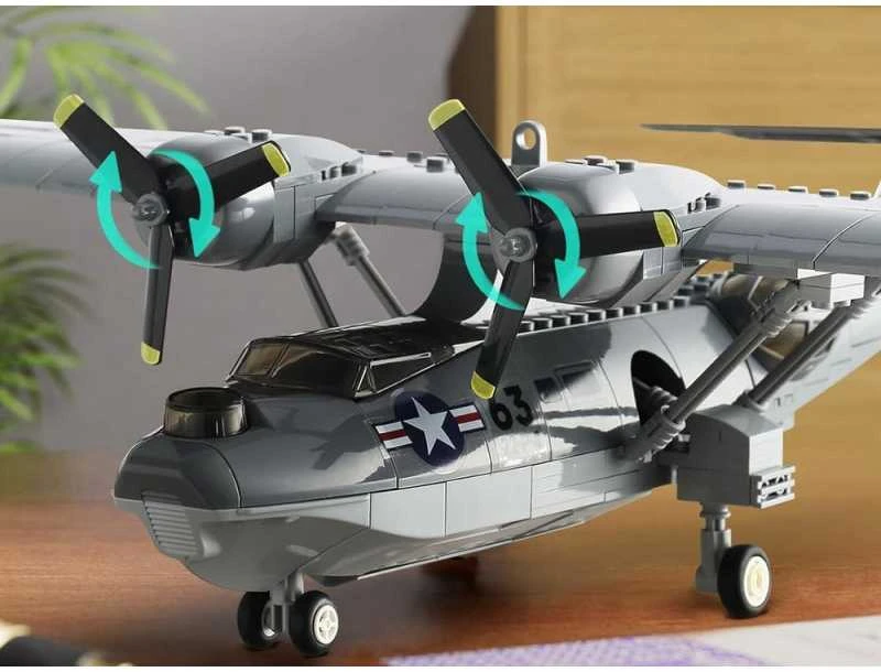 Jokomisiada Techniniai blokai kovinis orlaivis PBY-5A Catalina 364 elementai ZA5322