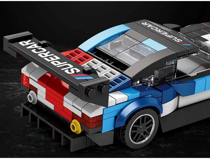 Jokomisiada Techniniai blokeliai Superauto RACING dažymas, spoileris 363 dalių ZA5780