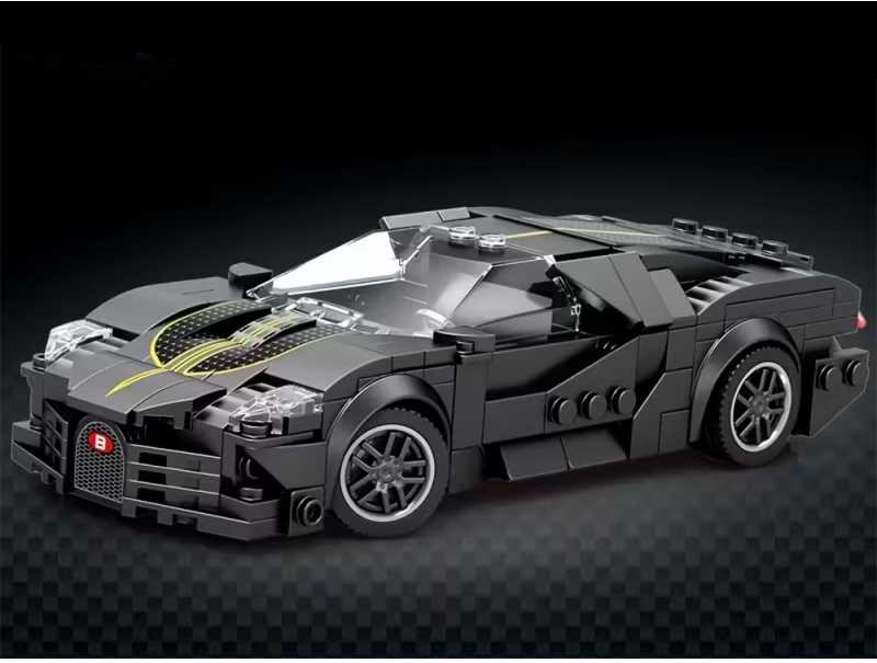 Jokomisiada Technical blocks Sports car Juodas LUXURY hypercar 298-pcs ZA5785