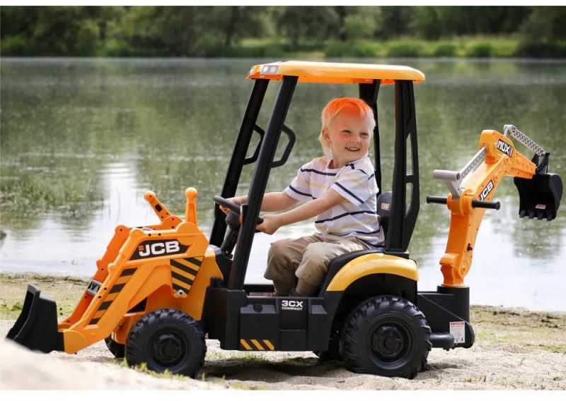 Jokomisiada Tractor Excavator Baterija Charger Large 4in1 Construction Vehicle PA0312