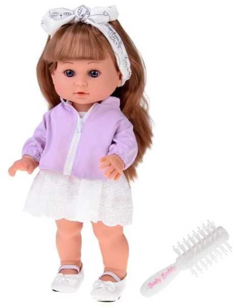 Jokomisiada Žavinga lėlė Jaśminka su ilgais plaukais 38 cm elegantiškame kostiumėlyje ZA5876