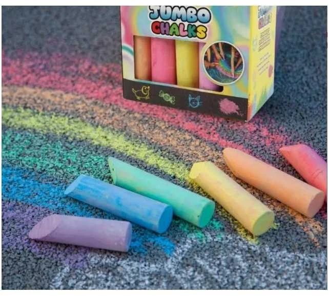 Jumbo storio grindinio kreida 15 el.