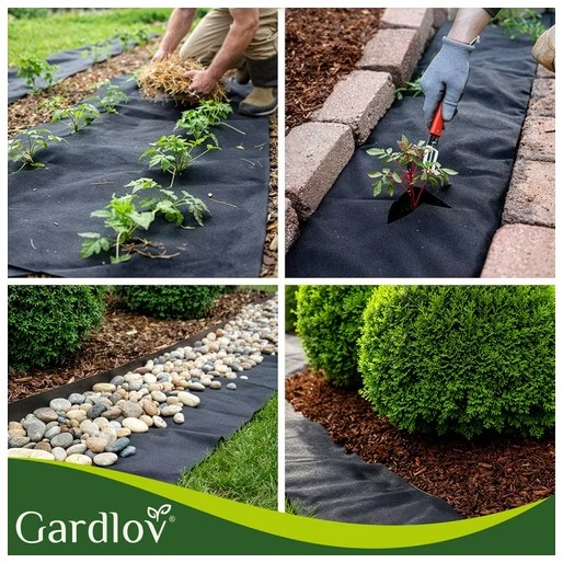 Juodas agrotextile 1.6x20m 50g/m2 Gardlov