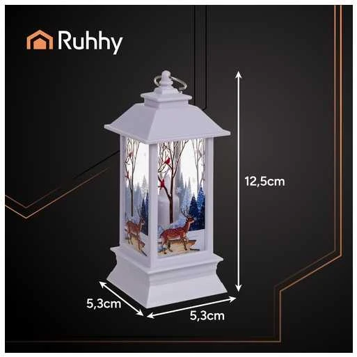 Baltas LED Kalėdinis žibintas Ruhhy 26753