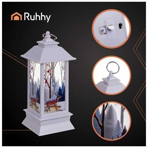 Baltas LED Kalėdinis žibintas Ruhhy 26753