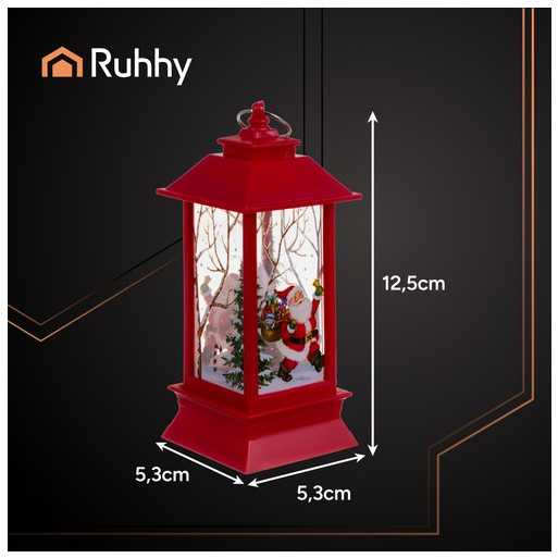 Raudona LED Christmas Lantern Ruhhy 26752