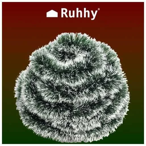 Christmas medžio garland - frosted 6m Ruhhy 22310