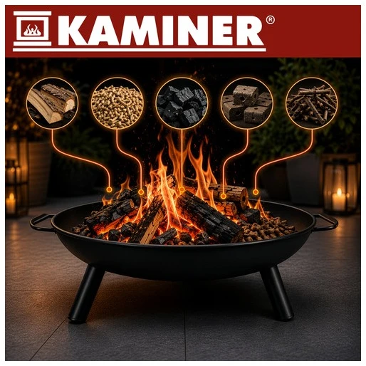 Tripod garden grill 167x58cm Kaminer
