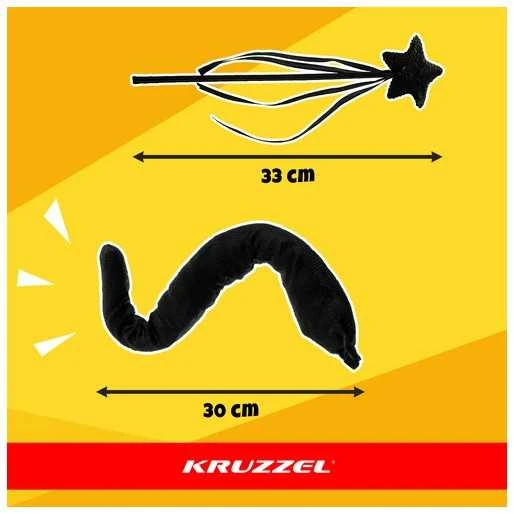 7-piece cat costume - juodas Kruzzel 26745