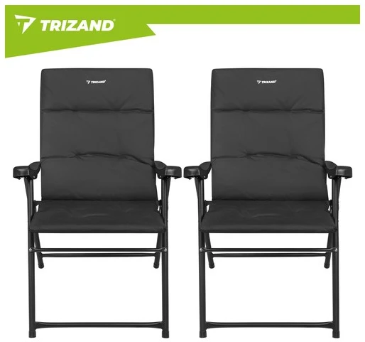 Kempingo kėdės 59x70x91cm - 2 vnt. Trizand