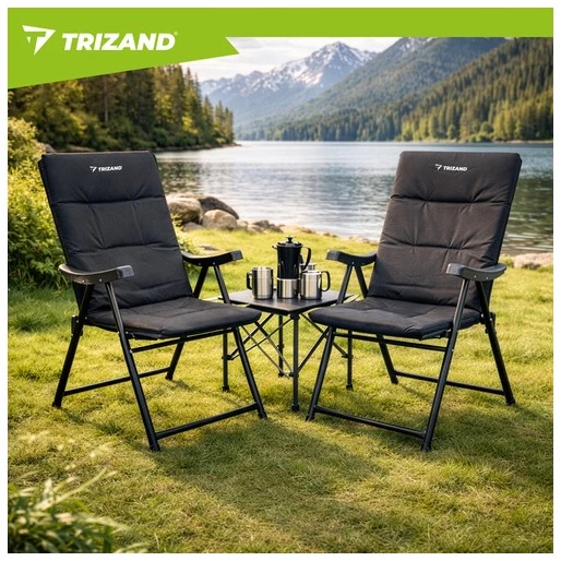 Kempingo kėdės 59x70x91cm - 2 vnt. Trizand