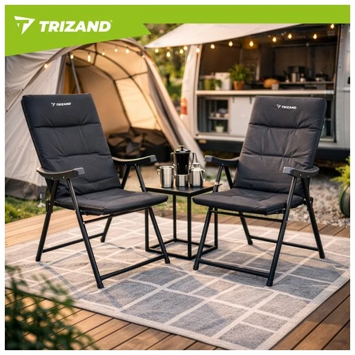 Kempingo kėdės 59x70x91cm - 2 vnt. Trizand