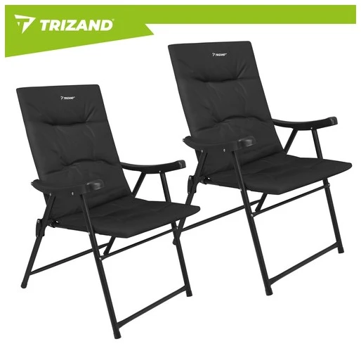 Kempingo kėdės 59x70x91cm - 2 vnt. Trizand