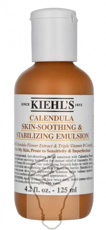 Kiehl´s Kiehl's Calendula Skin-Soothing & Stabilizing Emulsion raminanti ir stabilizuojanti veido emulsija su medetkomis, 125 ml