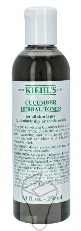 Kiehl´s Kiehl's Cucumber Herbal Alcohol Free Toneris veido tonikas sausai ir jautriai odai be alkoholio, 250 ml