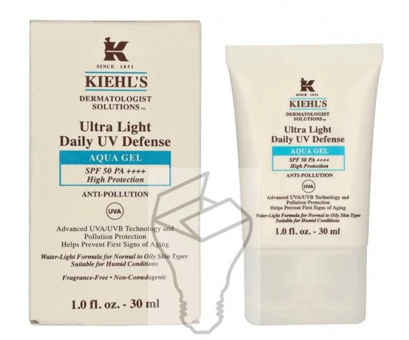 Kiehl´s Kiehl's D.S. Ultra Light Daily UV Defense Aqua Gel SPF50, 30 ml