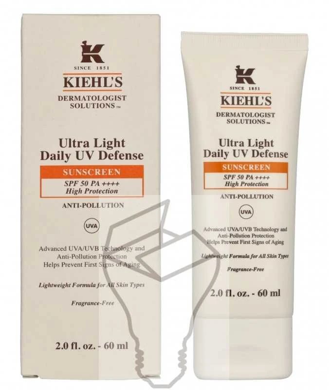 Kiehl's Kiehl´s Apsauginis veido gelis SPF 50 "Derma Solutions" ("Ultra Light Daily UV Defense Sunscreen") 60 ml