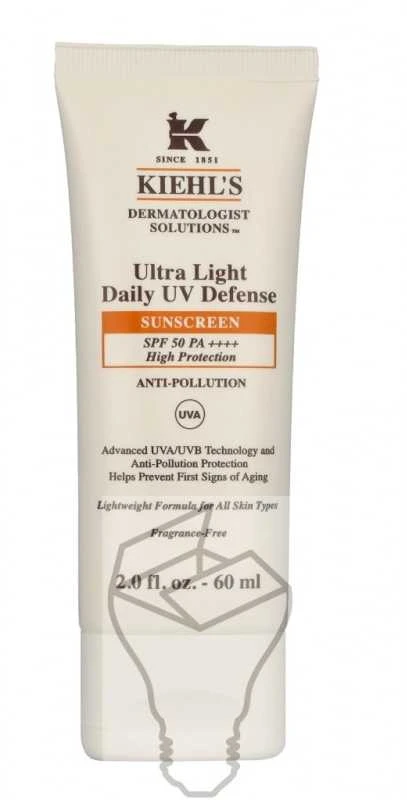 Kiehl's Kiehl´s Apsauginis veido gelis SPF 50 "Derma Solutions" ("Ultra Light Daily UV Defense Sunscreen") 60 ml